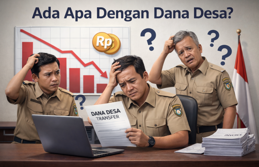 Penyaluran Dana Desa Anjlok, APBDes Menjerit